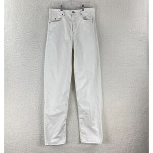 Isabel Marant White Straight Leg Jeans